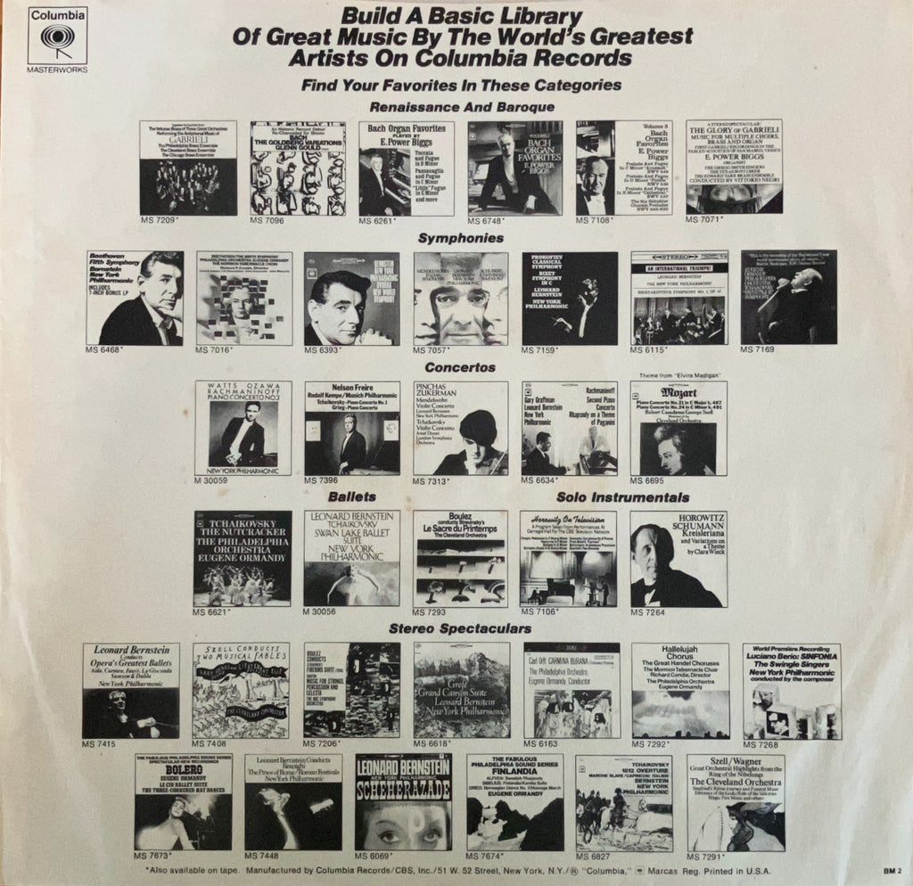 Leonard Bernstein - Rhapsody in Blue / An American in Paris