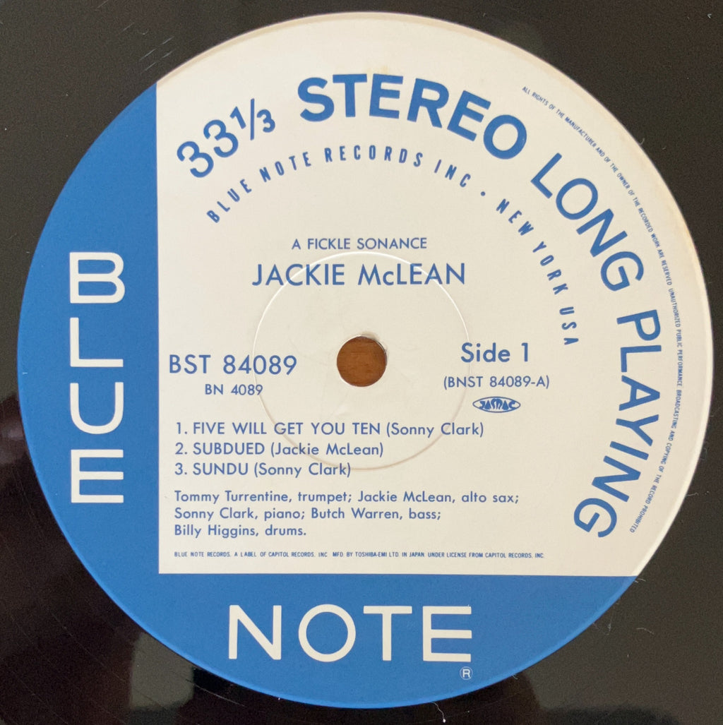 Jackie McLean - A Fickle Sonance