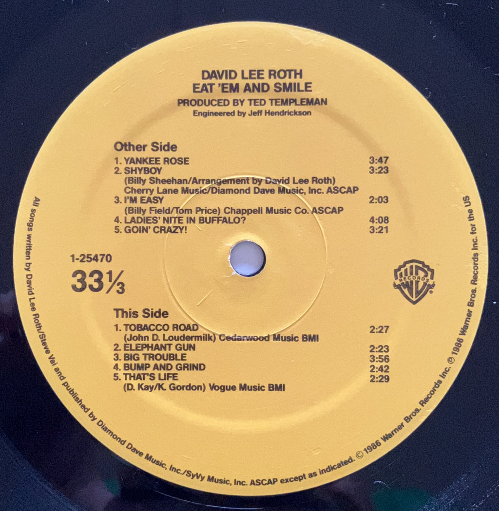 David Lee Roth - Eat 'Em and Smile